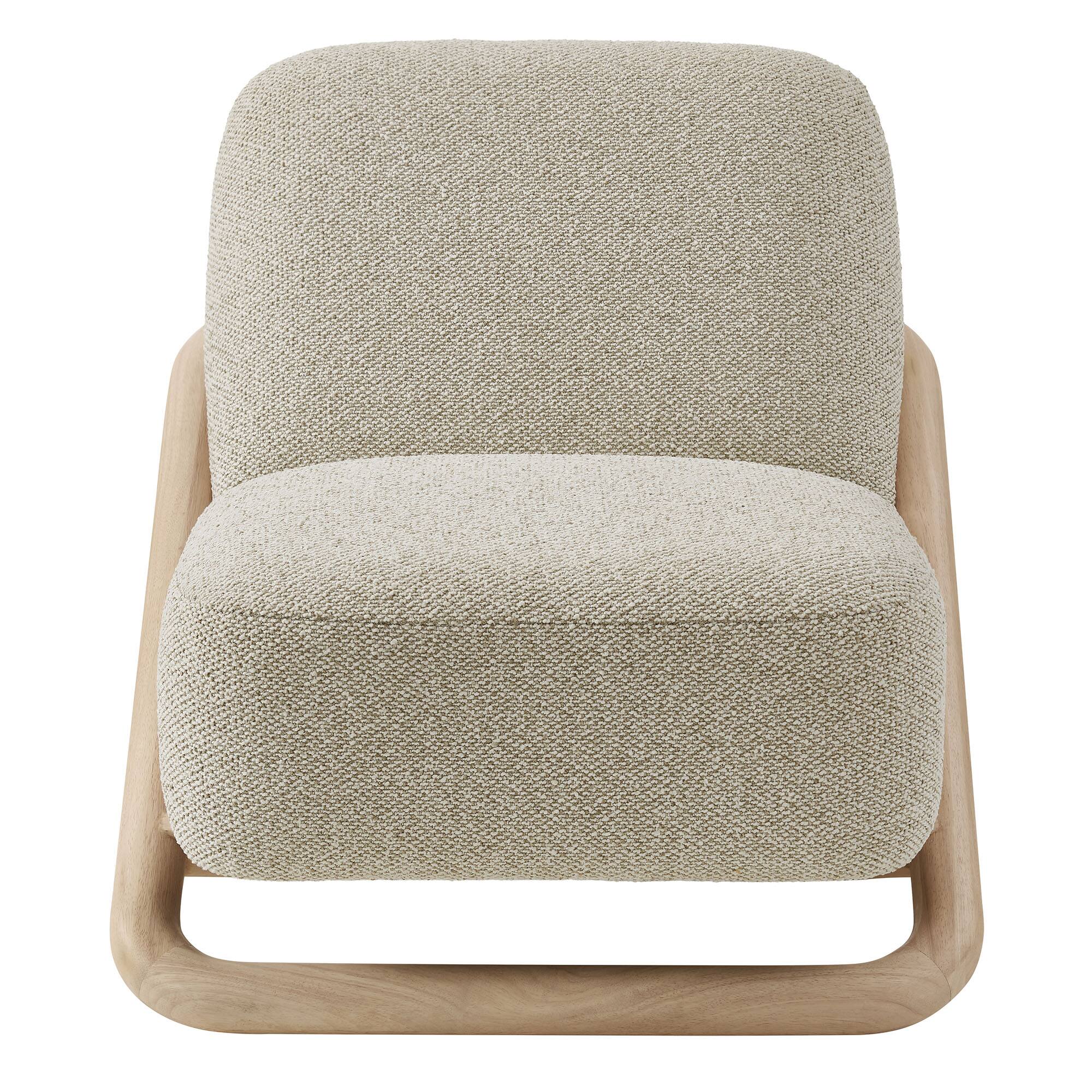 Alt View 4. Modway - Vander Textured Fabric Accent Chair by Modway - Oak Marble.