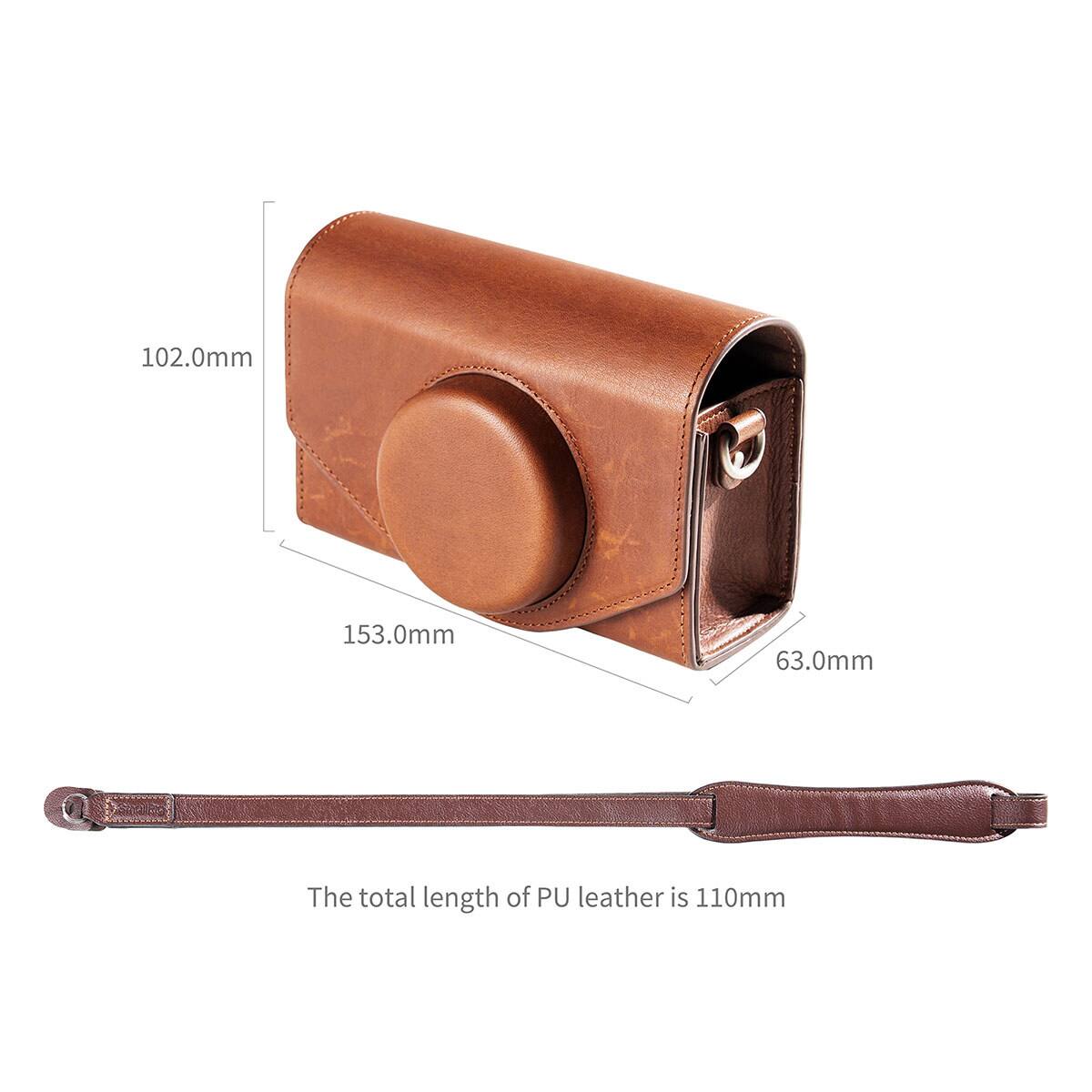 102.0mm  
153.0mm  
63.0mm  
The total length of PU leather is 110mm