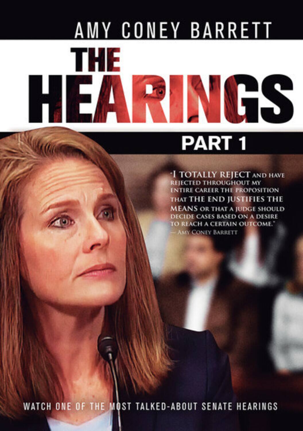 Amy Coney Barrett The Hearings Part 1  - DVD
