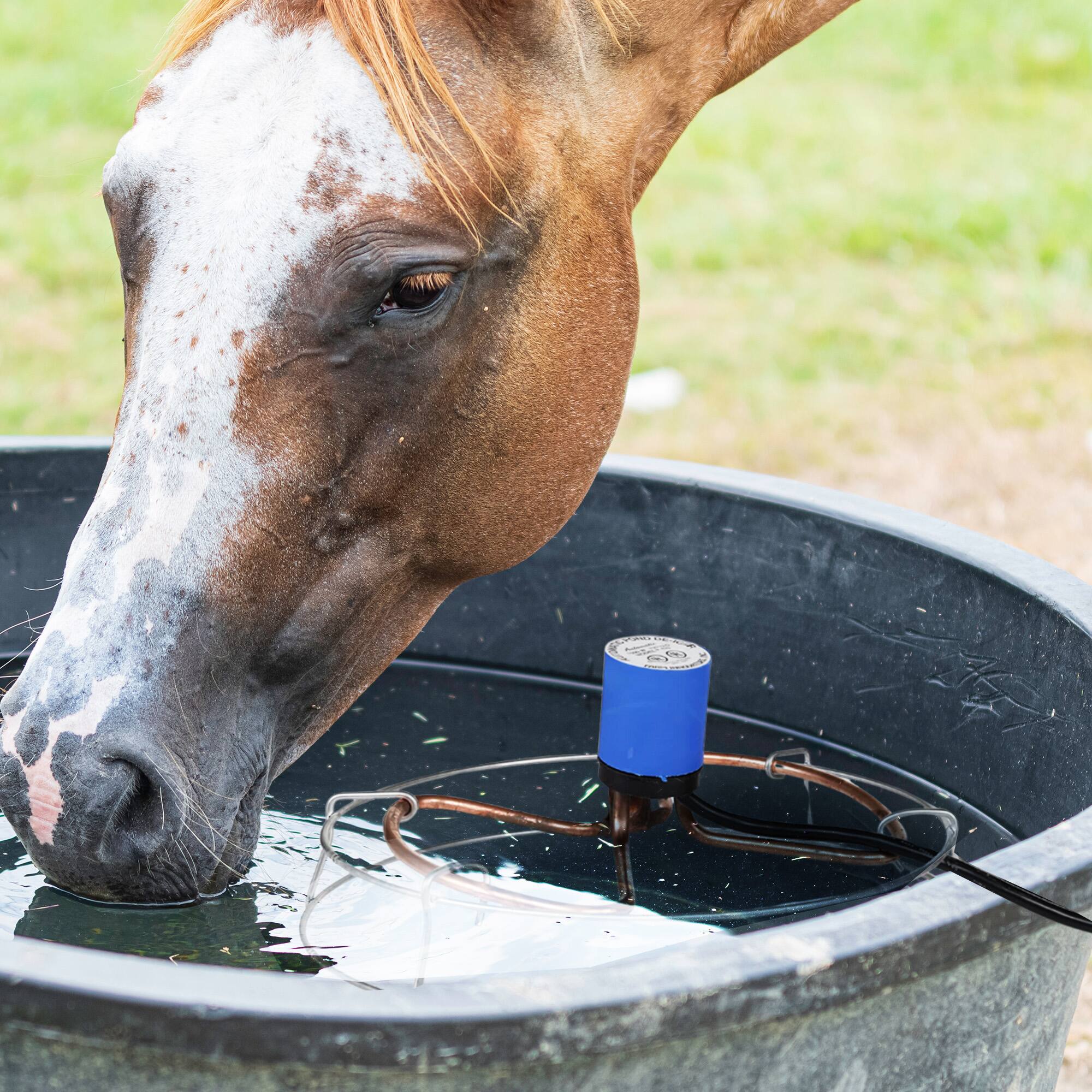 Alt View 3. Farm Innovators - Farm Innovators H-429 1500 Watt Cast Aluminum Submergible Water Deicer - Silver.