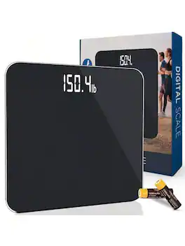 The Best Inks - Digital Scale, Bathroom Scale, Included, Scale Body Weight, Weight Scale, Bathroom Scales Weight, Digital - Black + One Size