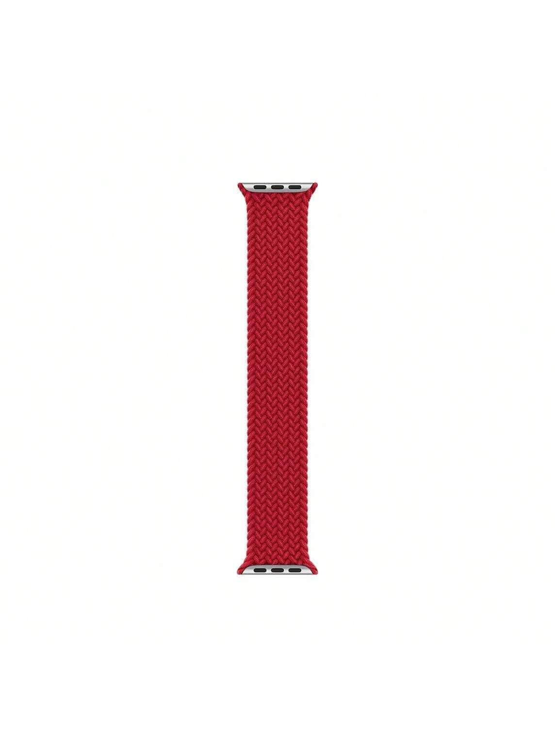 Apple - Watch Braided Solo Loop 40mm - Size 5 - Red