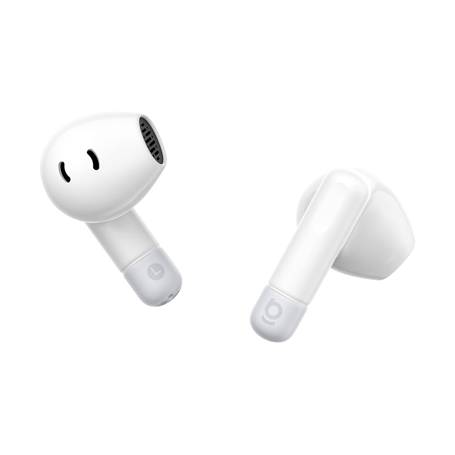 Angle. Baseus - Baseus Bass BS2 Lite True Wireless Earbuds,10 mm Driver,40-Hour Battery,2-Mic ENC,IP55 - White - White.