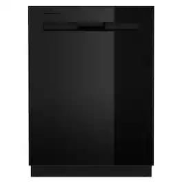 Maytag - 24" Top Control Built-In Stainless Steel Tub Dishwasher with 3rd Rack, Dual Power Filtration, 47 dBA - Black
