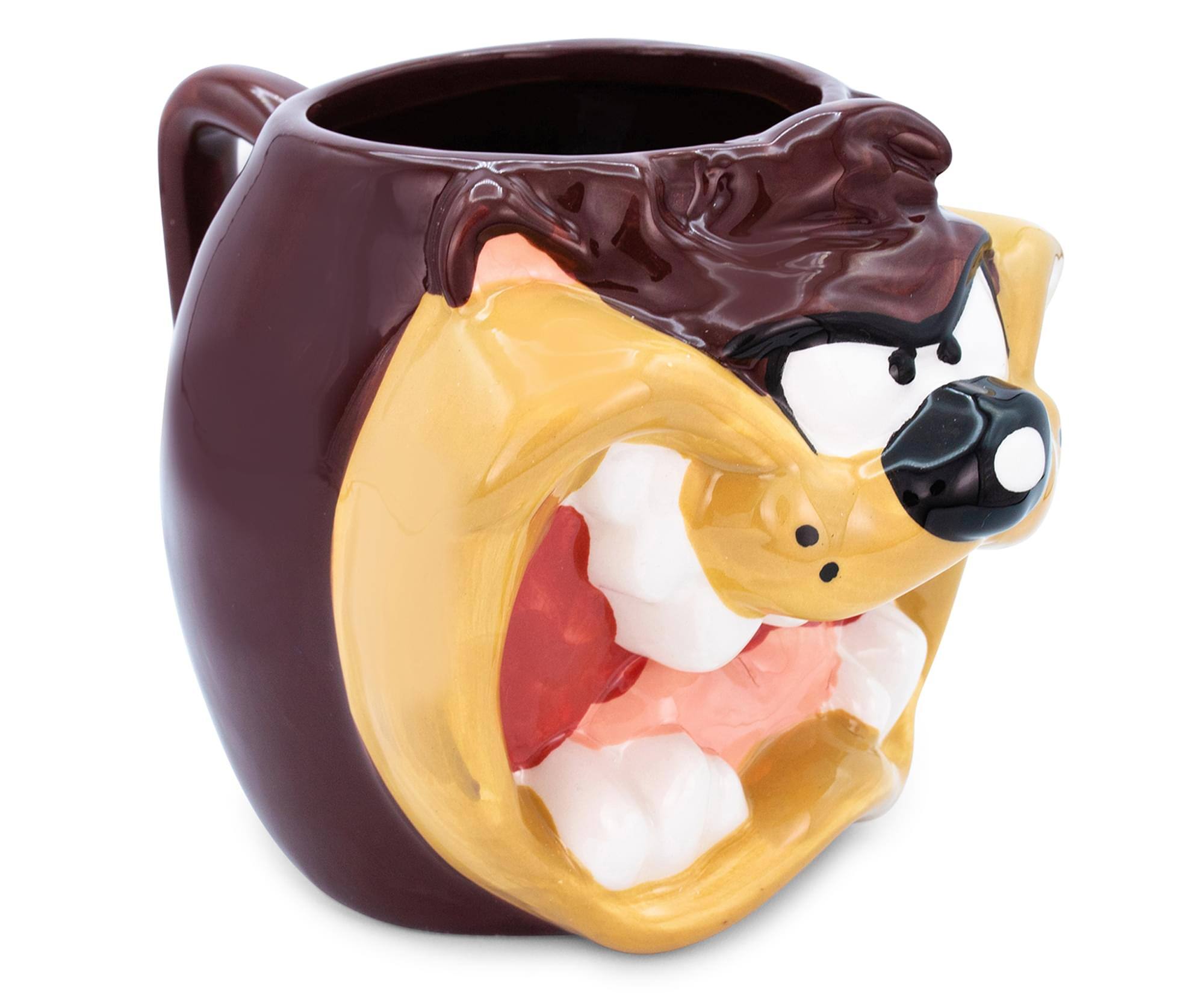 Alt View 1. Silver Buffalo - Looney Tunes Taz Sculpted Ceramic Mug | Holds 24 Ounces - Brown.