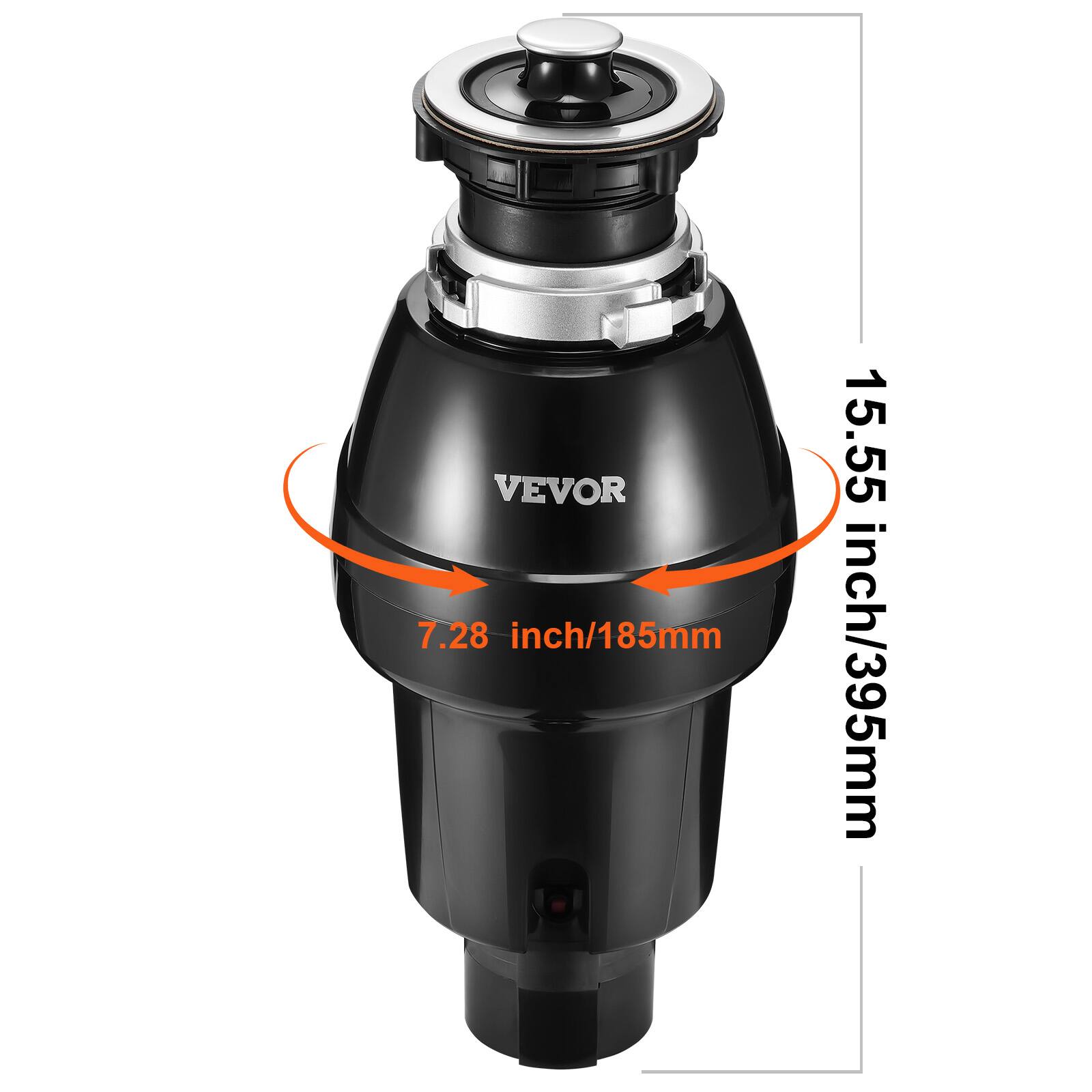 VEVOR 7.28 inch/185mm 15.55 inch/395mm
