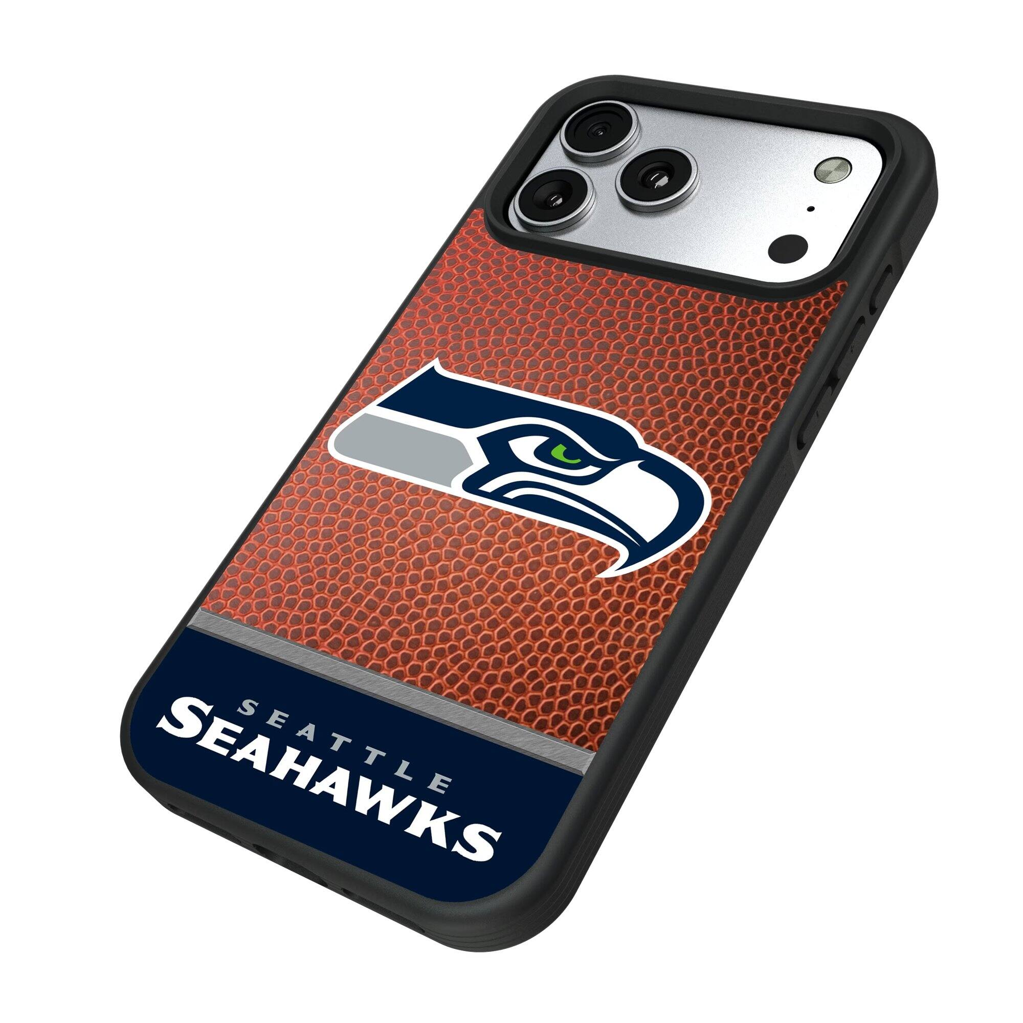 Alt View 1. Keyscaper - Seattle Seahawks Bump Case with 8.2ft Drop Protection - 15 - Multicolor.