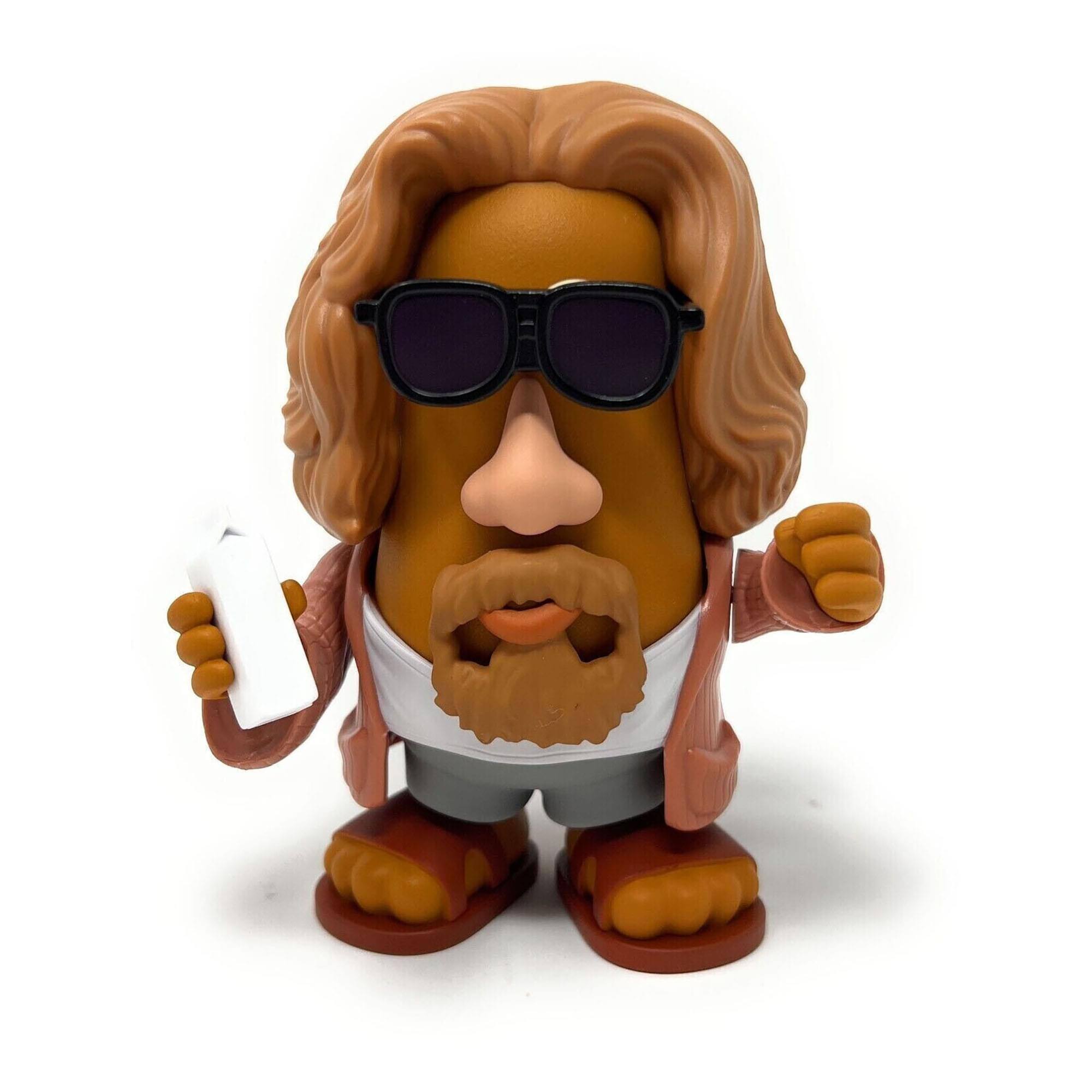 Front. Super Impulse - The Big Lebowski 4 Inch Poptater Figure | The Dude - Brown.