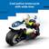 Cool police motorcycle with wide tires LEGO