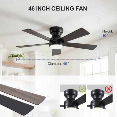 46 INCH CEILING FAN

Height: 10"

Diameter: 46"