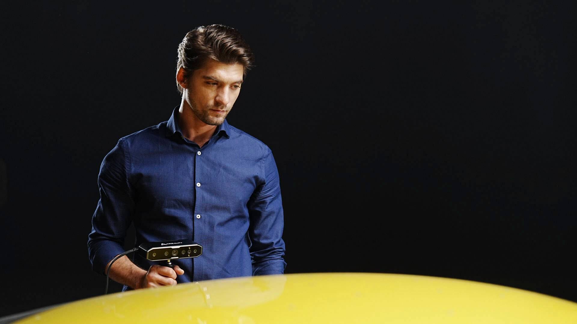 Alt View 16. Creality - CR-Scan Otter 3D Scanner Four-Lens Stereo System for 10-2000mm Object/Body/Face Full Color Scanning - Black.