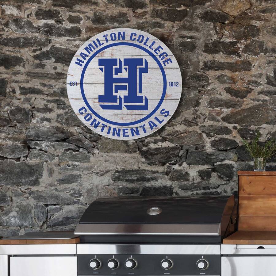 Hamilton Unit Sign Jardine Hamilton Continentals 20'' x 20'' Indoor/Outdoor Weathered ...