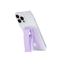 LoveHandle - PRO MagSafe Compatible Magnetic Phone Grip w/Kickstand, Mount, Strap and Stand for Smartphone and Tablet, MagSafe Ring - Lavender - Angle_Zoom