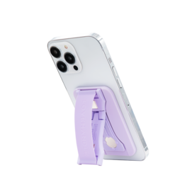 LoveHandle - PRO MagSafe Compatible Magnetic Phone Grip w/Kickstand, Mount, Strap and Stand for Smartphone and Tablet, MagSafe Ring - Lavender