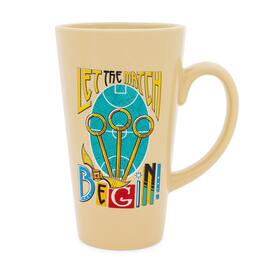 Silver Buffalo - Harry Potter "Let The Match Begin" Ceramic Latte Mug | Holds 16 Ounces - Off-White