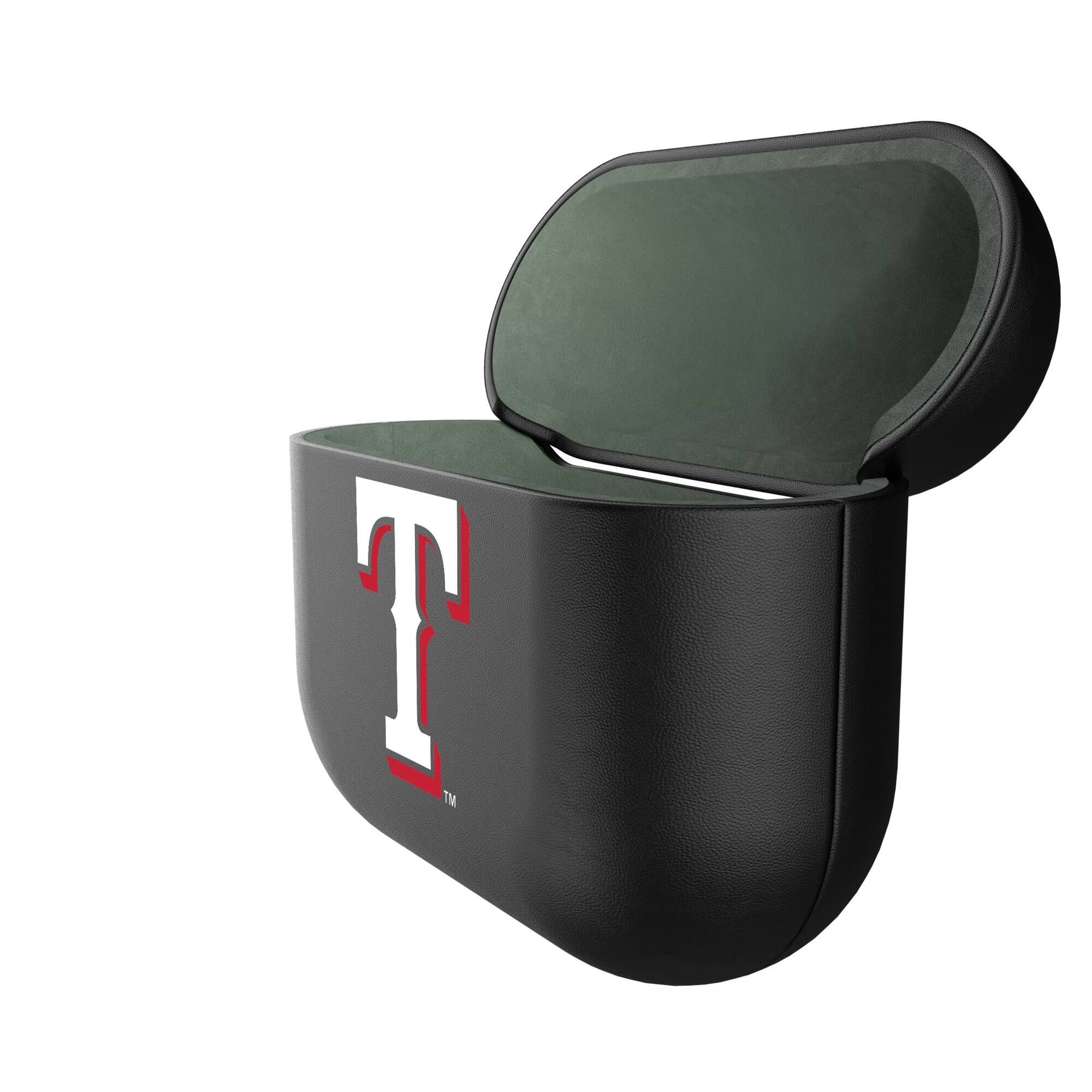 Alt View 1. Keyscaper - Texas Rangers Texas Rangers Insignia 3rd Generation AirPods Case Cover - No Size - Black.