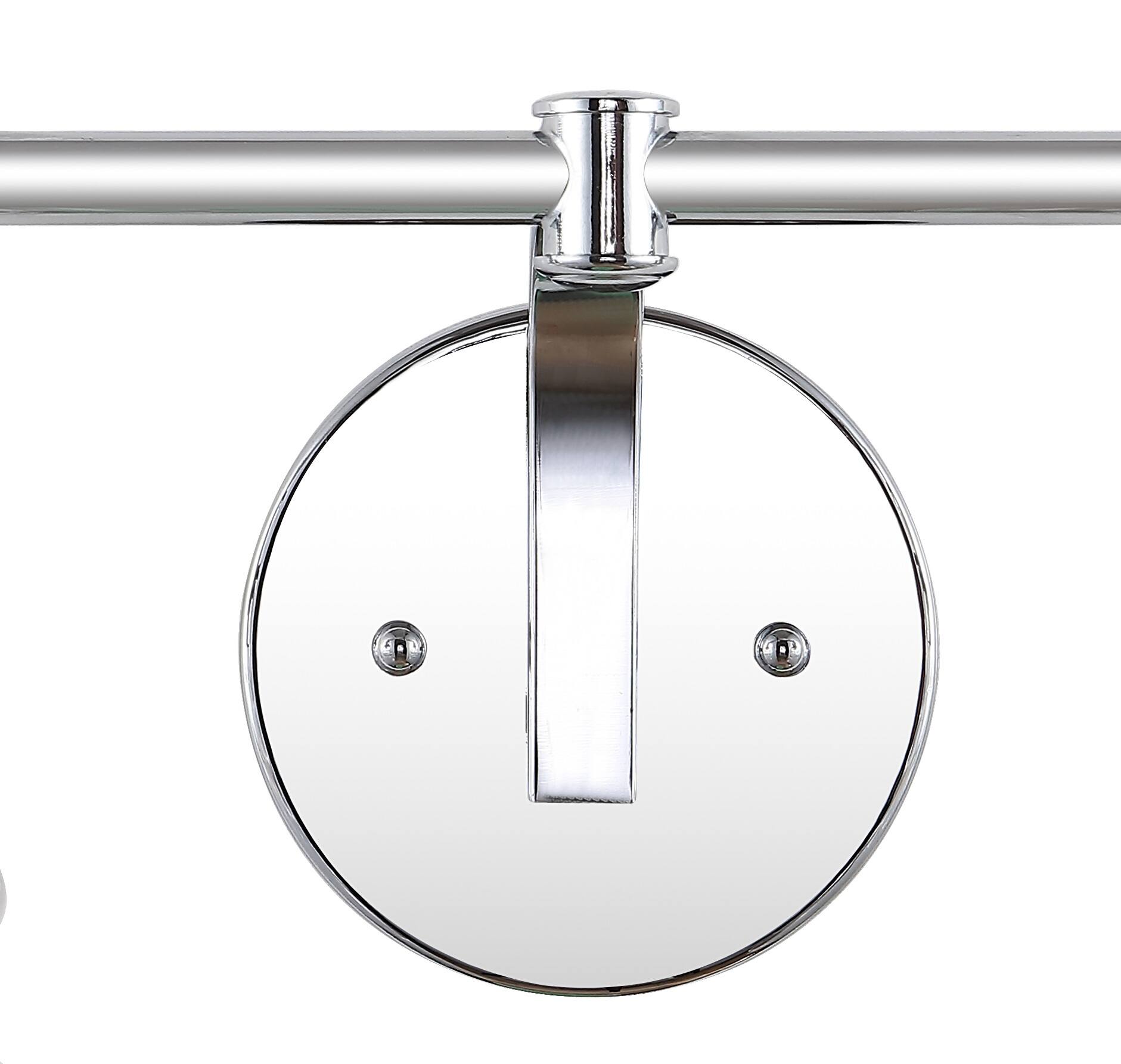 Alt View 5. Jonathan Y - Manhattan Vintage 35.5" 4-Light Metal/Glass Industrial Rustic LED Vanity, Chrome - Chrome.
