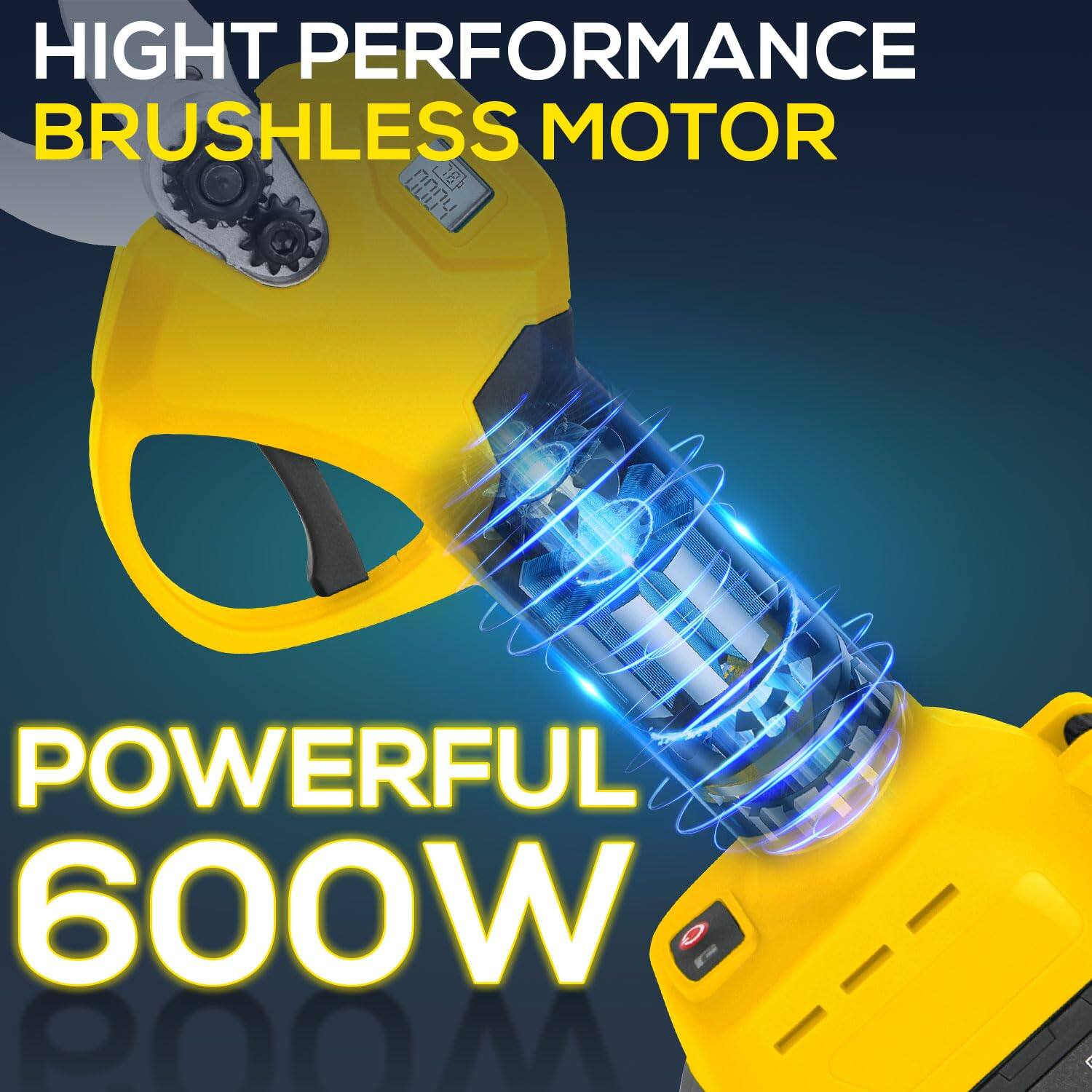 HIGHT PERFORMANCE BRUSHLESS MOTOR  
POWERFUL 600W
