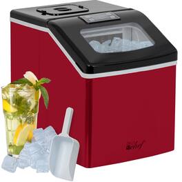 Deco Chef - Countertop Portable Ice Maker for Home or Office ICM40RED - Red