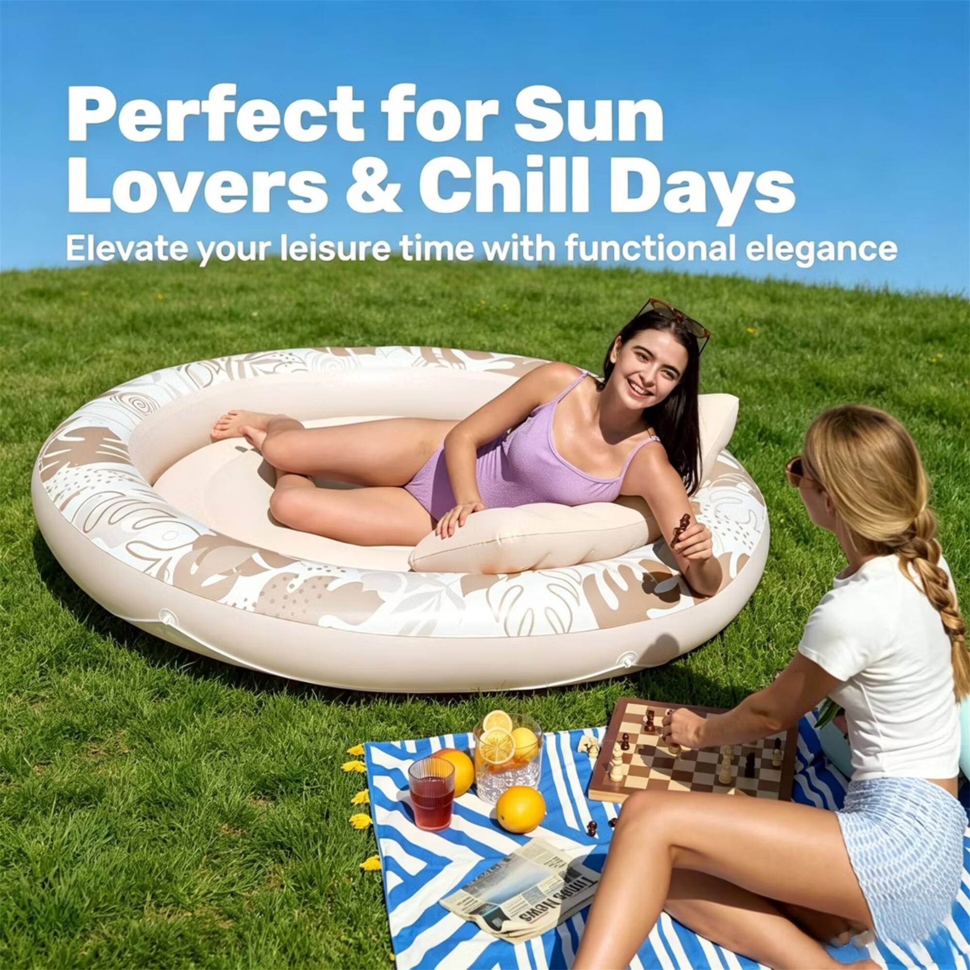Perfect for Sun Lovers & Chill Days  
Elevate your leisure time with functional elegance