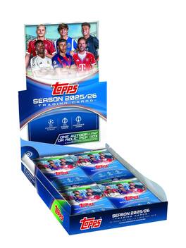 Topps - 2025-26 UEFA Club Competitions Trading Card Hobby Box - 24 Packs