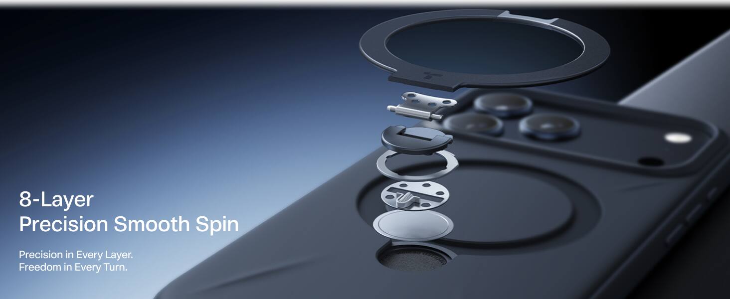 8-Layer Precision Smooth Spin  
Precision in Every Layer.  
Freedom in Every Turn.