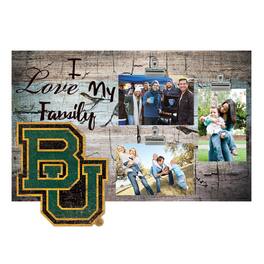 Fan Creations - Baylor Bears 11" x 19" I Love My Family Clip Photo Frame - Multicolor