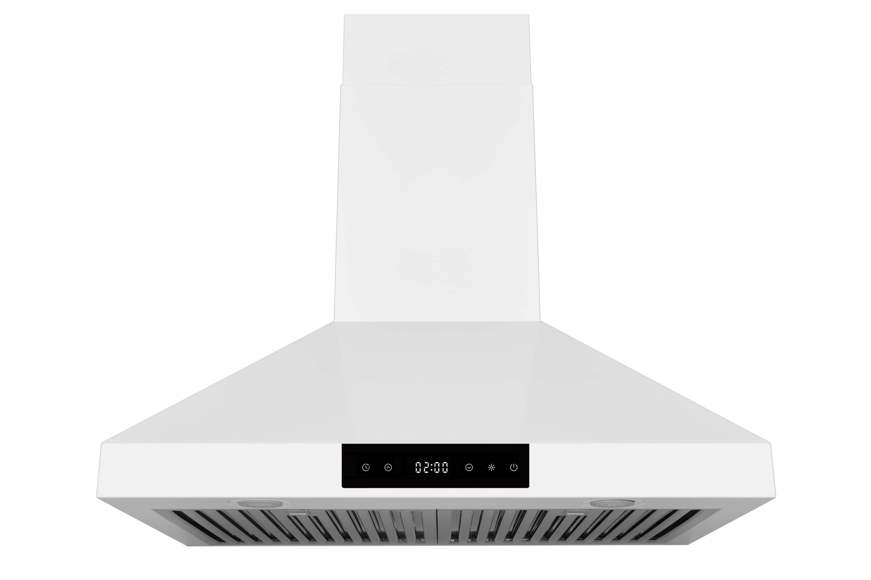 Hauslane - 30 inches - Convertible - Wall Range Hood - Matte White