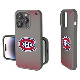 Keyscaper - NHL - Montreal Canadiens Linen Logo iPhone Soft Touch Case - 15 - Gray