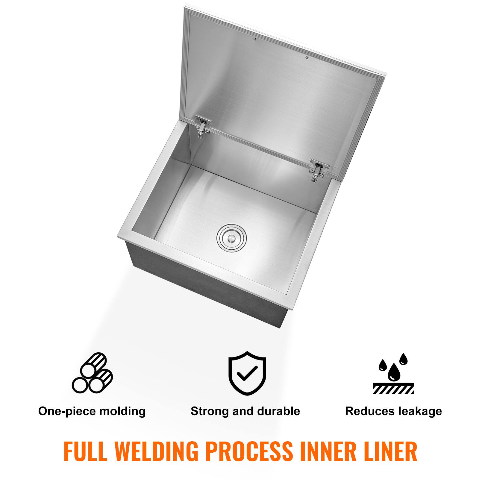 One-piece molding  
Strong and durable  
Reduces leakage  

FULL WELDING PROCESS INNER LINER