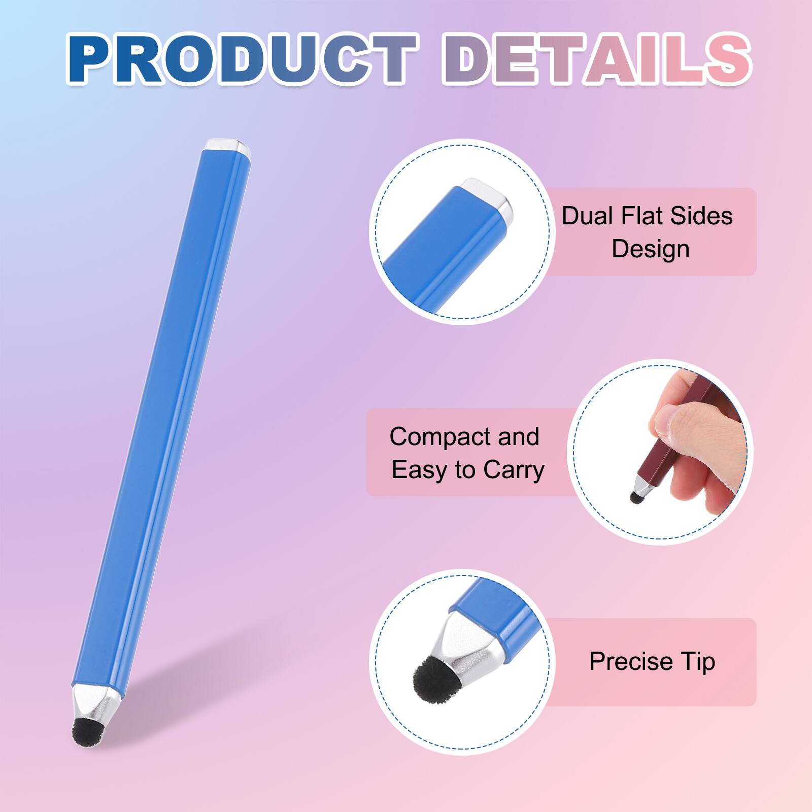 PRODUCT DETAILS

- Dual Flat Sides Design
- Compact and Easy to Carry
- Precise Tip