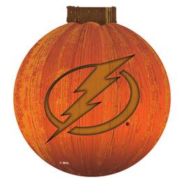 Fan Creations - Tampa Bay Lightning 12'' Pumpkin Sign - Orange
