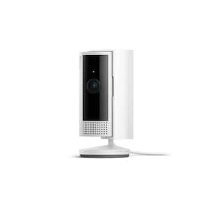 Ring - Indoor Plug-In 1080p Security Camera (2nd - Generation) with Privacy cover - White