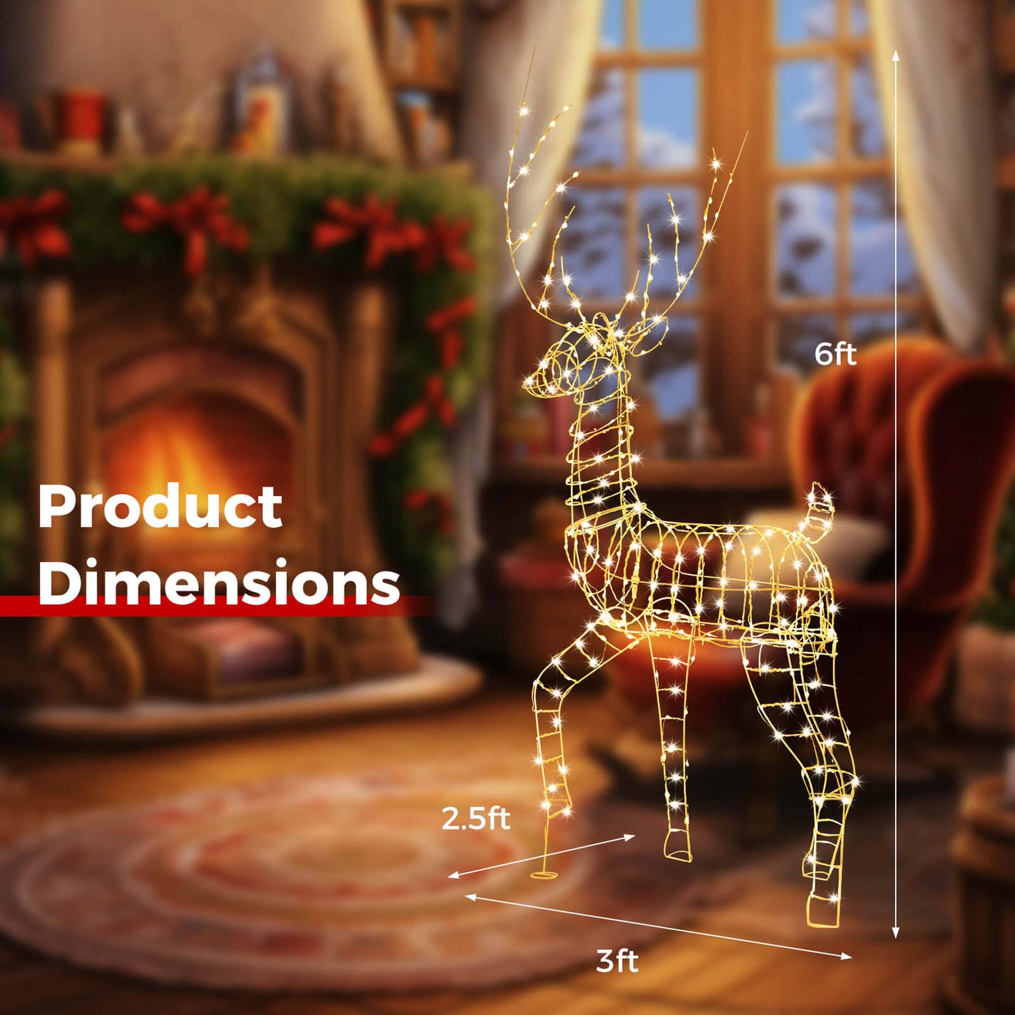 The corrected text is:

Product Dimensions: 6ft (height), 2.5ft (width), 3ft (depth).