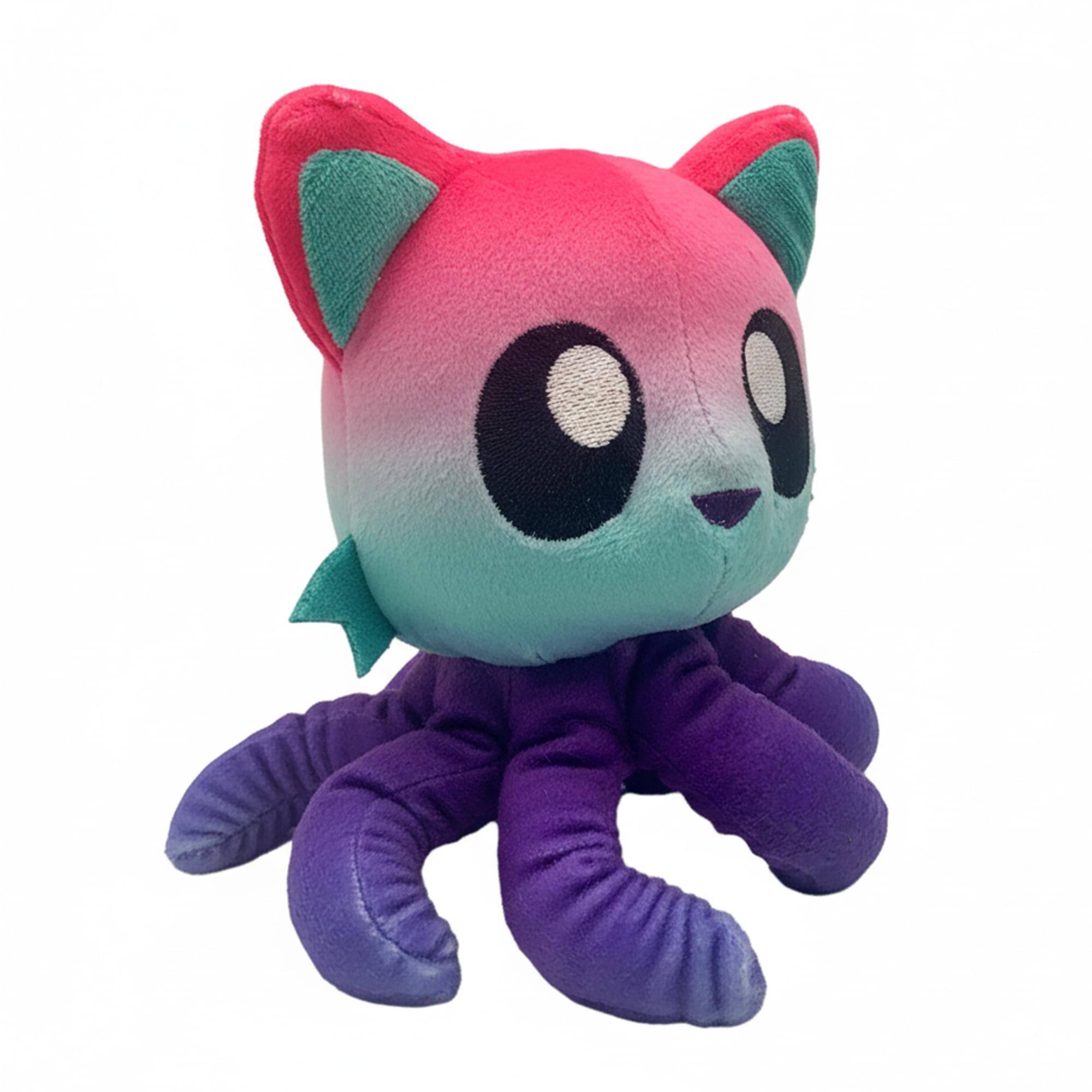 Alt View 1. Tentacle Kitty - Tentacle Kitty Atomic Vibration 6 Inch Little One Plush - Multi-Colored.