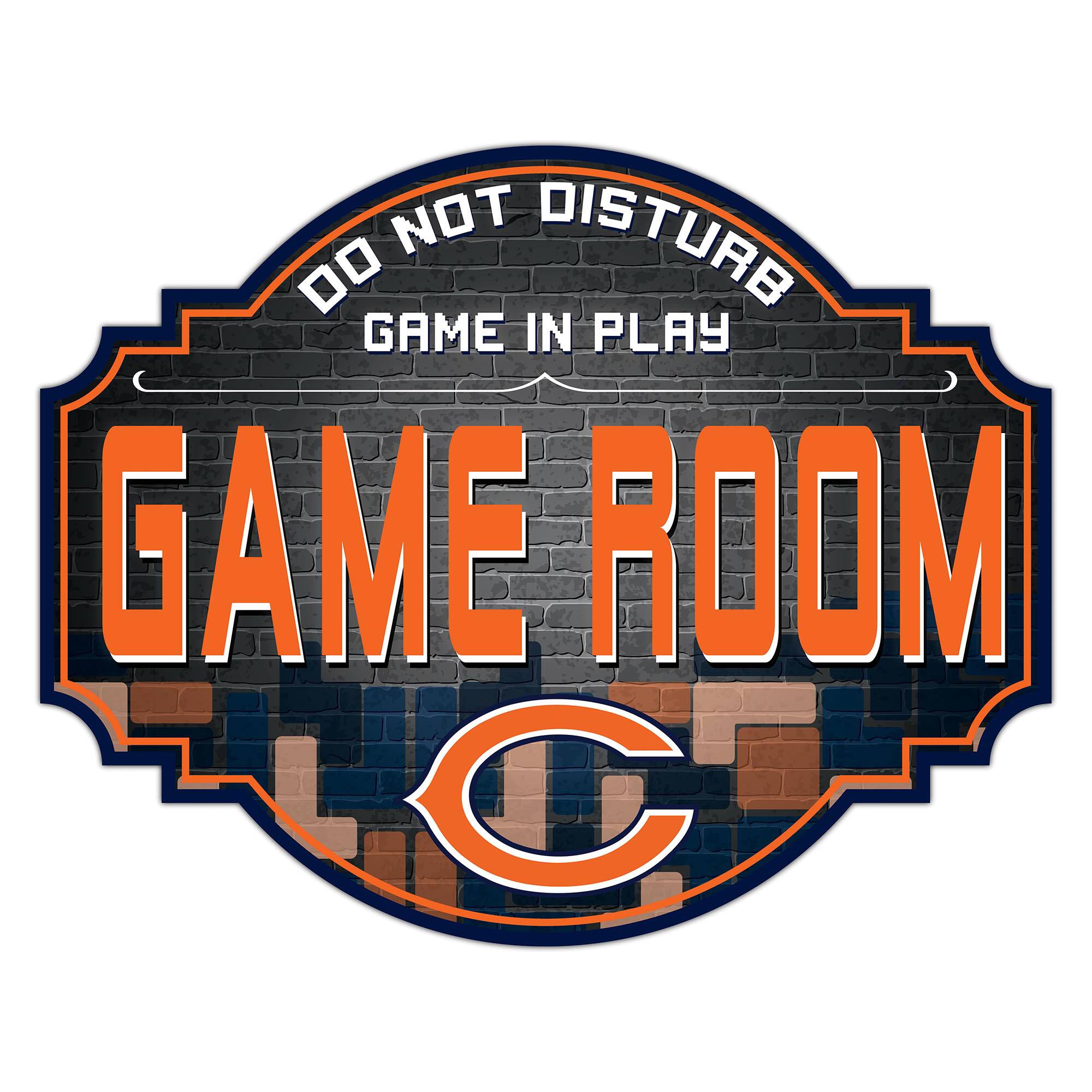 Chicago Bears 12'' Game Room Tavern Sign