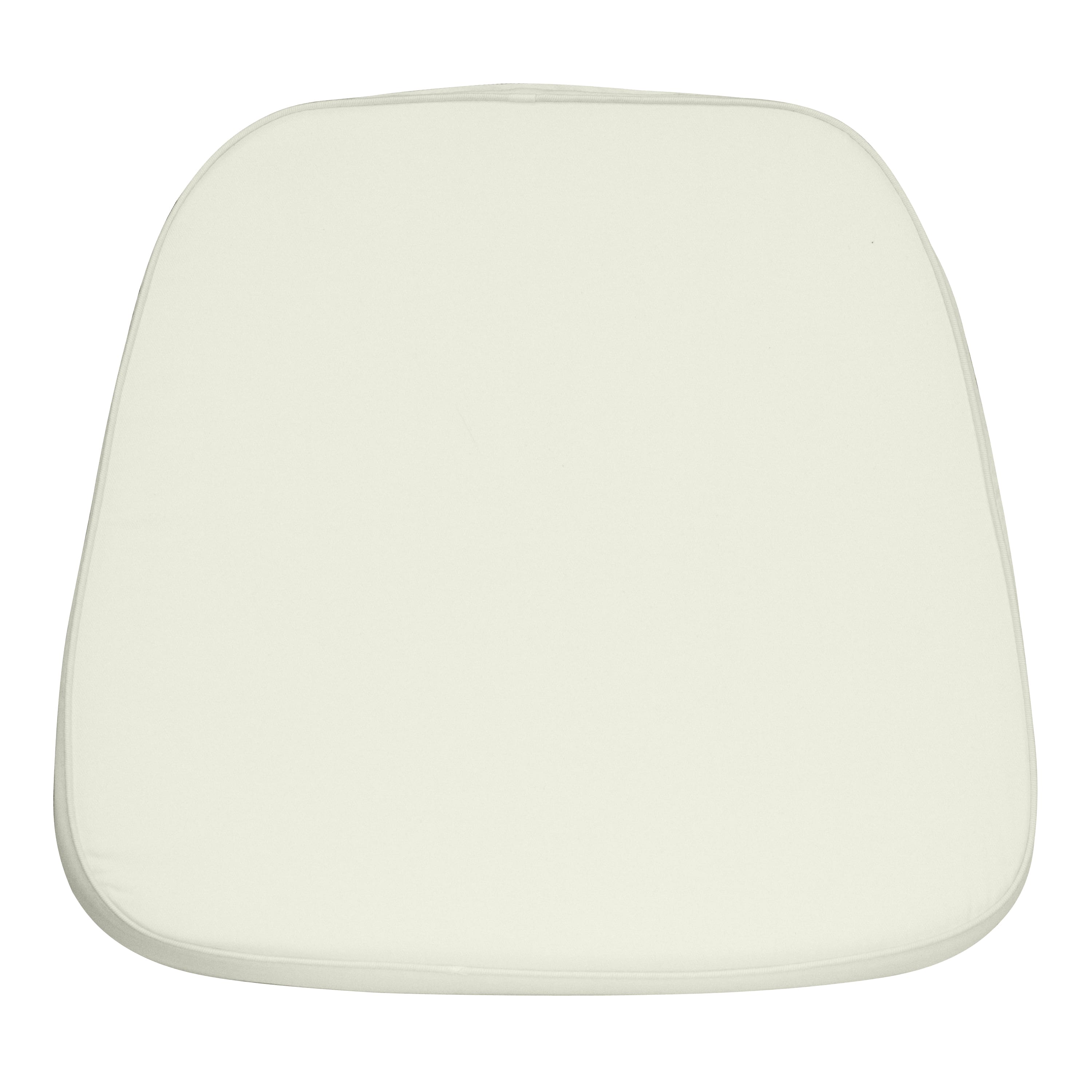 Emma + Oliver - Soft Fabric Chiavari Dining Chair Cushion - Ivory