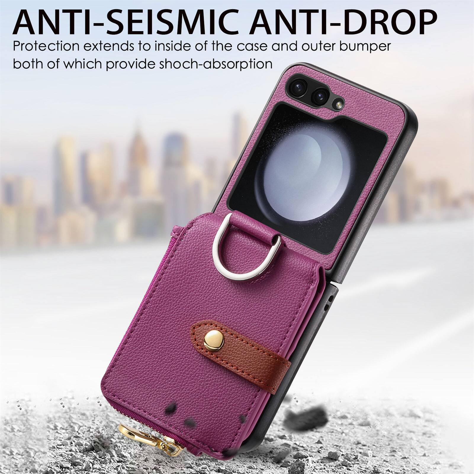 ANTI-SEISMIC ANTI-DROP  
Protection extends to inside of the case and outer bumper both of which provide shock-absorption