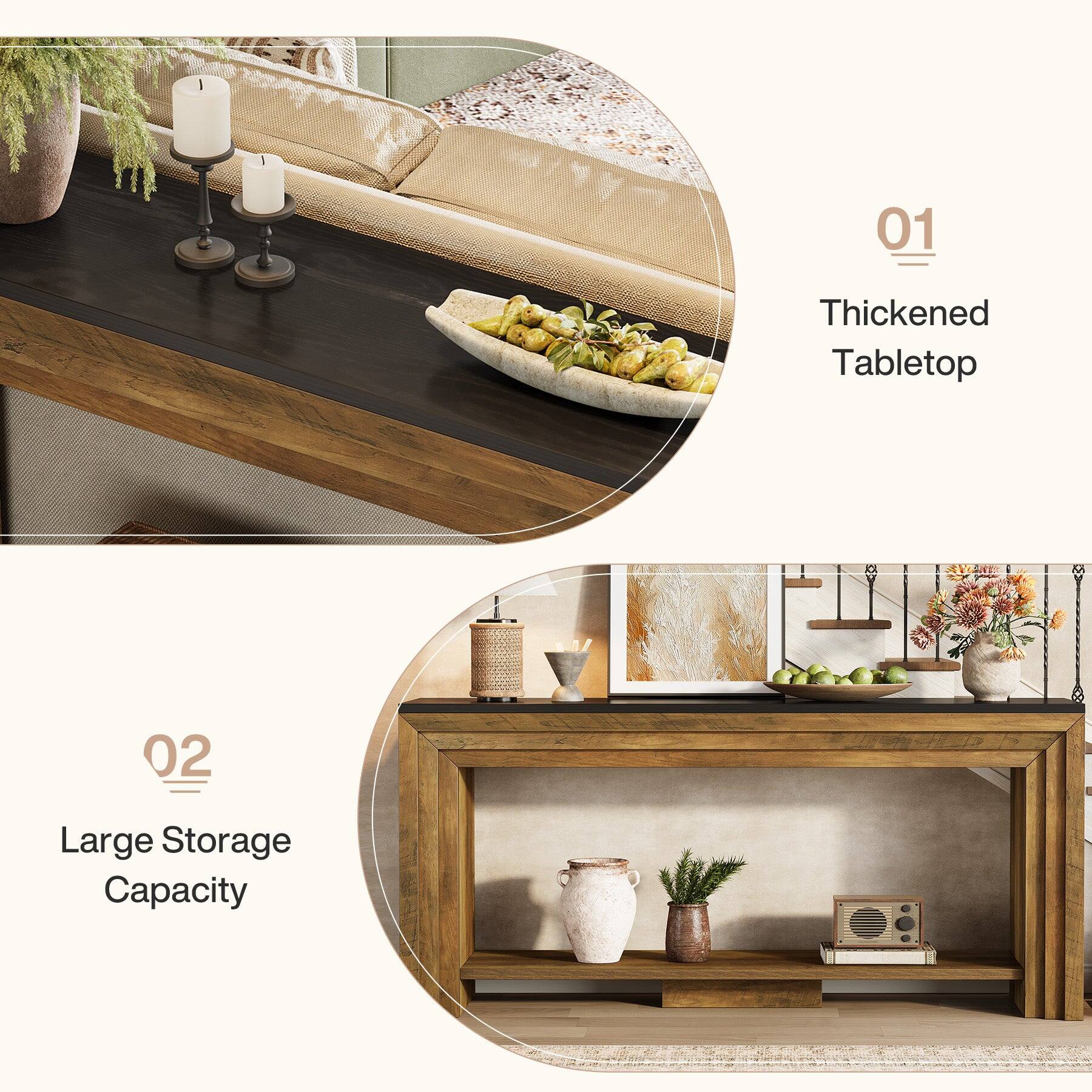 01
Thickened Tabletop

02
Large Storage Capacity
