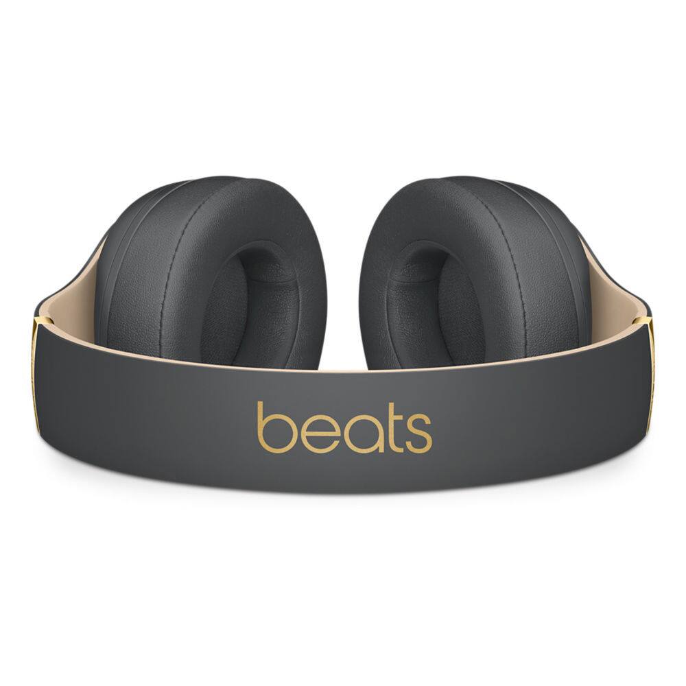 Alt View 2. Beats - Beats Studio3 Wireless Bluetooth Headphones (Shadow Gray / Skyline) Bundle (International Version) - Shadow Gray.