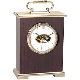 Jardine - Missouri Tigers Carriage Clock - Gold