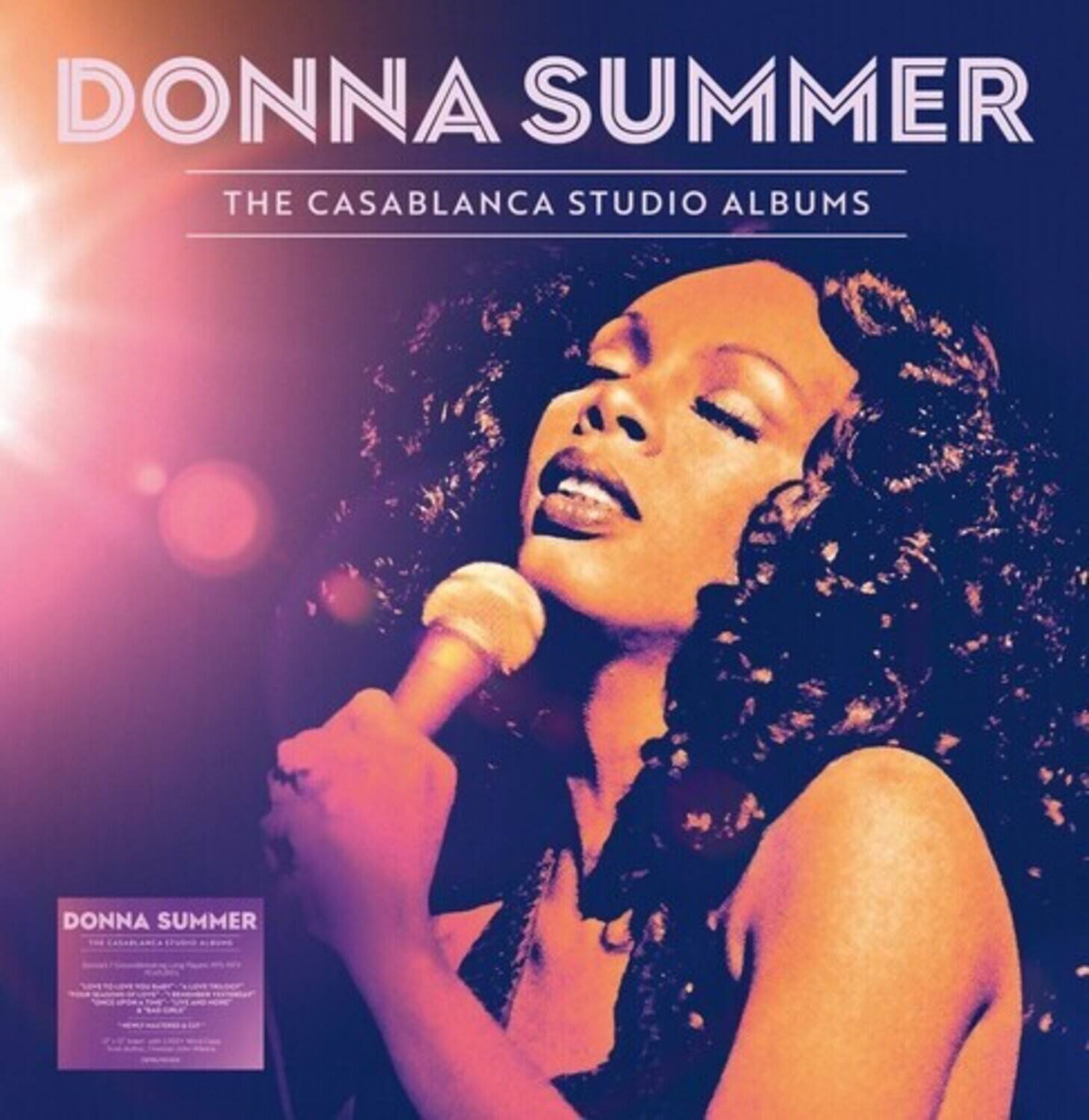 DONNA SUMMER  
THE CASABLANCA STUDIO ALBUMS

DONNA SUMMER

KUDIE restenter i HORE BAS smr

SUR

BUTTER