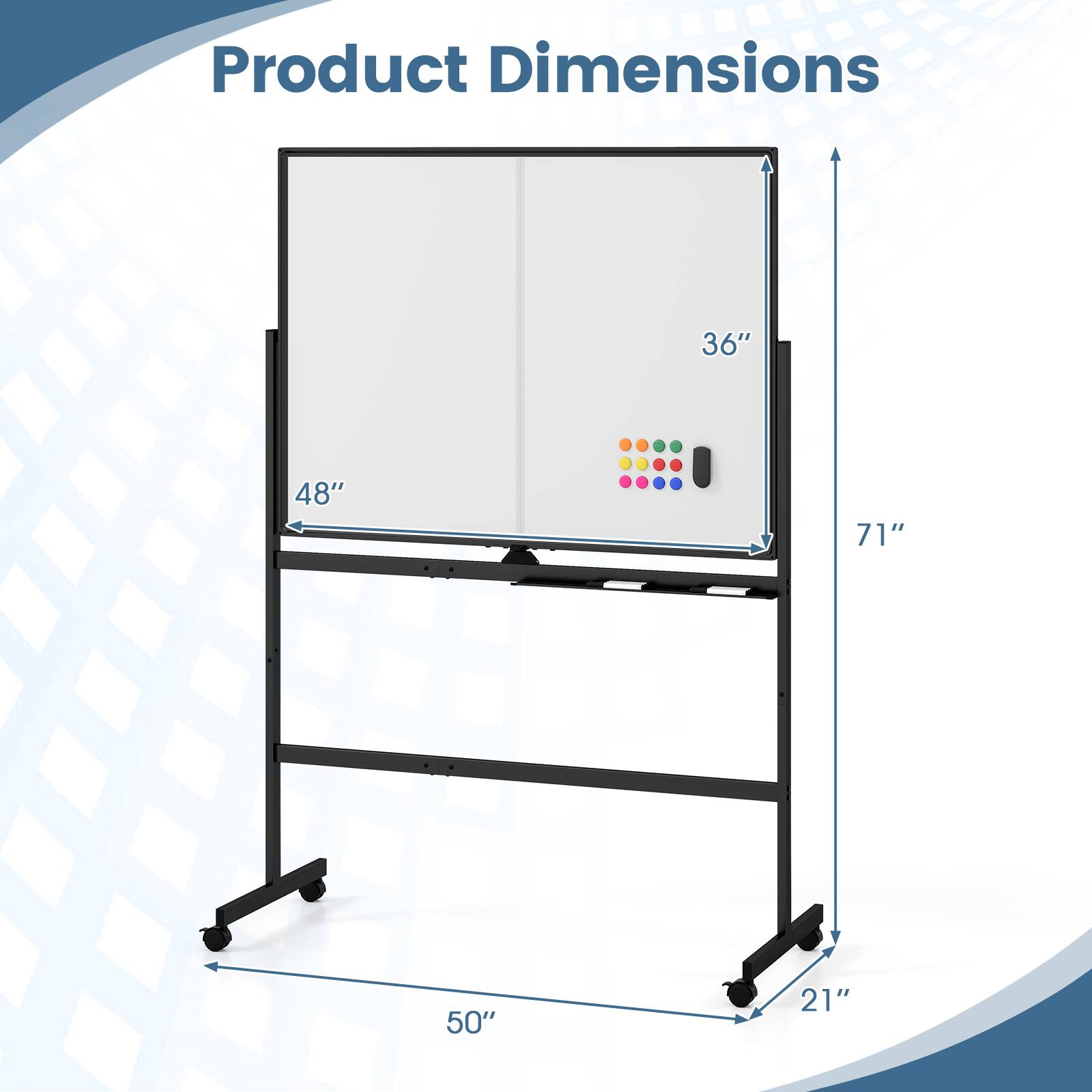 Product Dimensions
36"
48"
71"
50"
21"