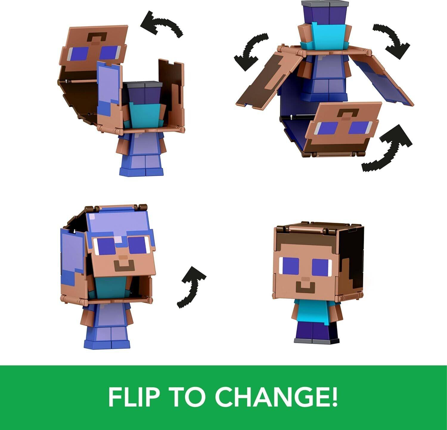 The text on the image is: "FLIP TO CHANGE!"