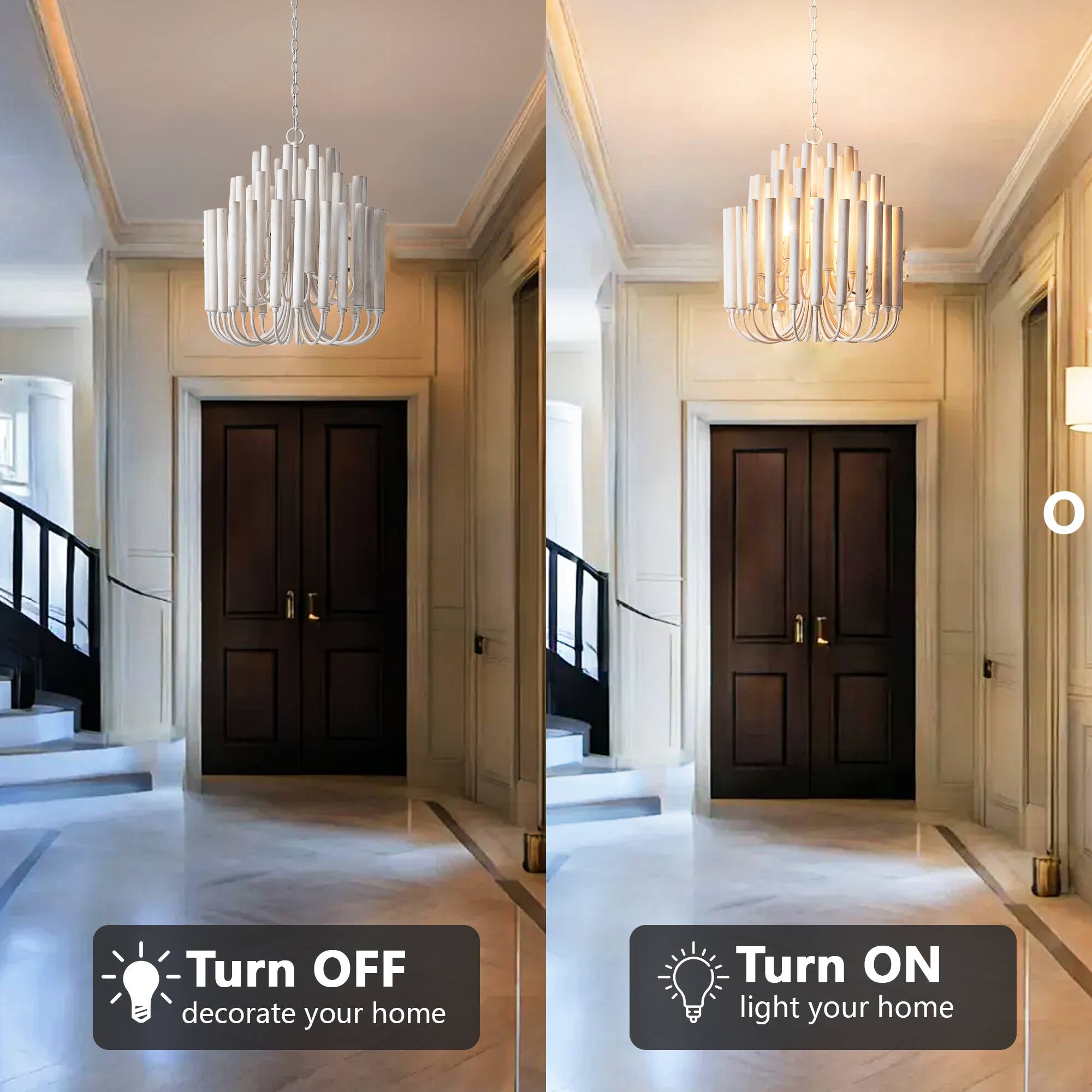 Turn OFF decorate your home  
Turn ON light your home