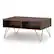 Angle. Simpli Home - Hunter Small Lift Top Coffee Table - Umber Brown and Gold.
