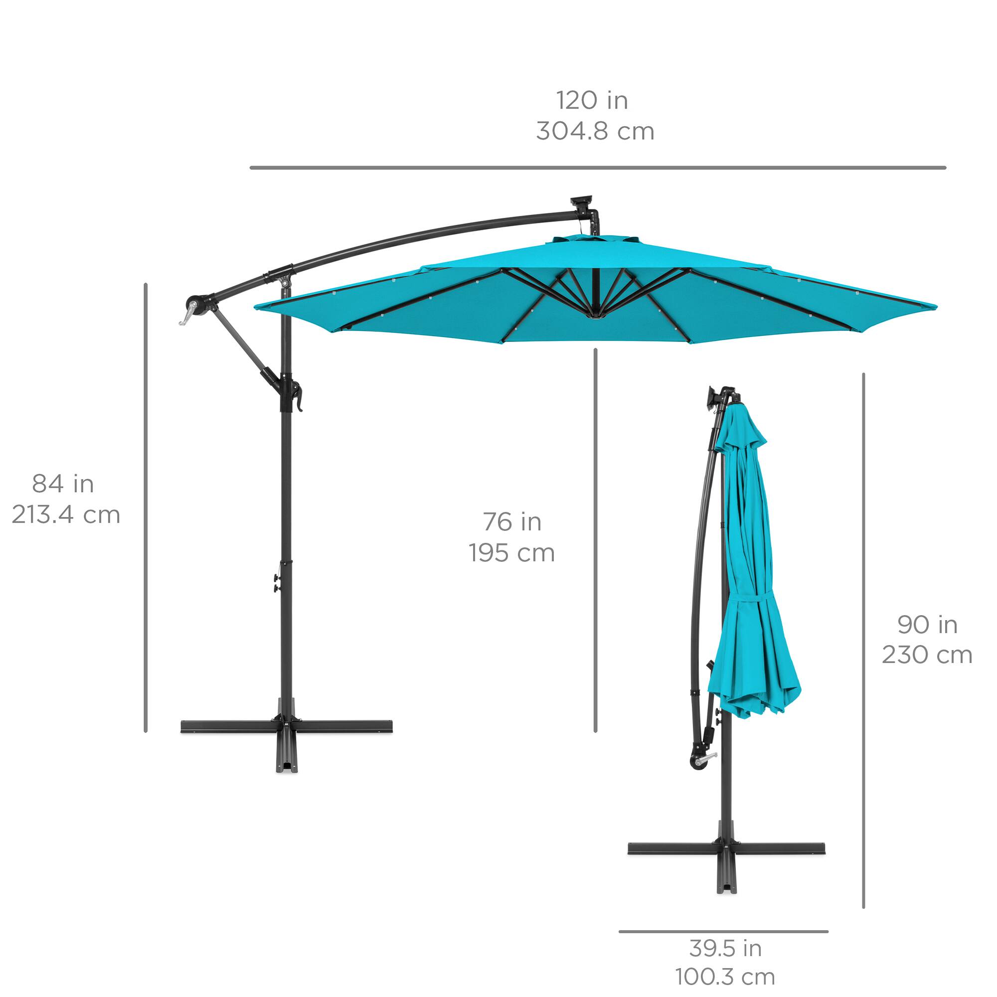 120 in 304.8 cm  
84 in 213.4 cm  
76 in 195 cm  
90 in 230 cm  
39.5 in 100.3 cm