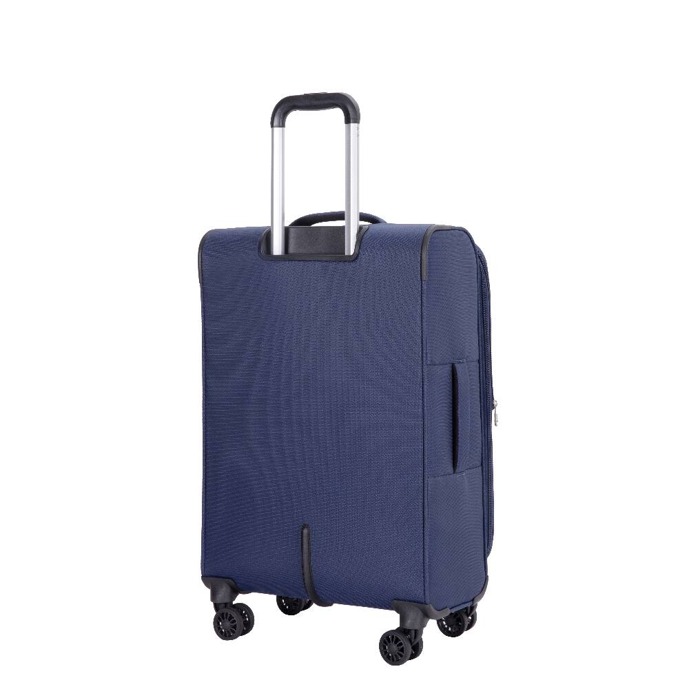 Alt View 1. Ropilly - Ropilly 5 Piece Luggage Set Softshell Suitcase with Spinner Wheels Blue - Blue.