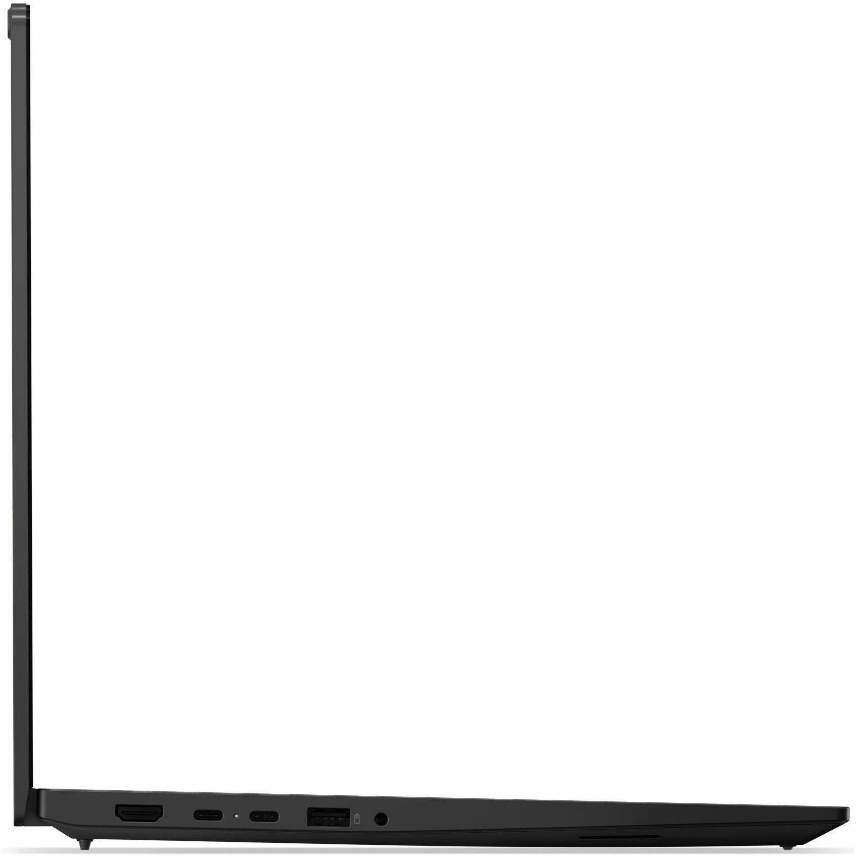 Alt View 4. Lenovo - Lenovo ThinkPad E16 Gen 3 21ST0008US 16" Touchscreen Notebook - WUXGA - AMD Ryzen 7 250 - 16 GB - 512 GB SSD - English - Black.