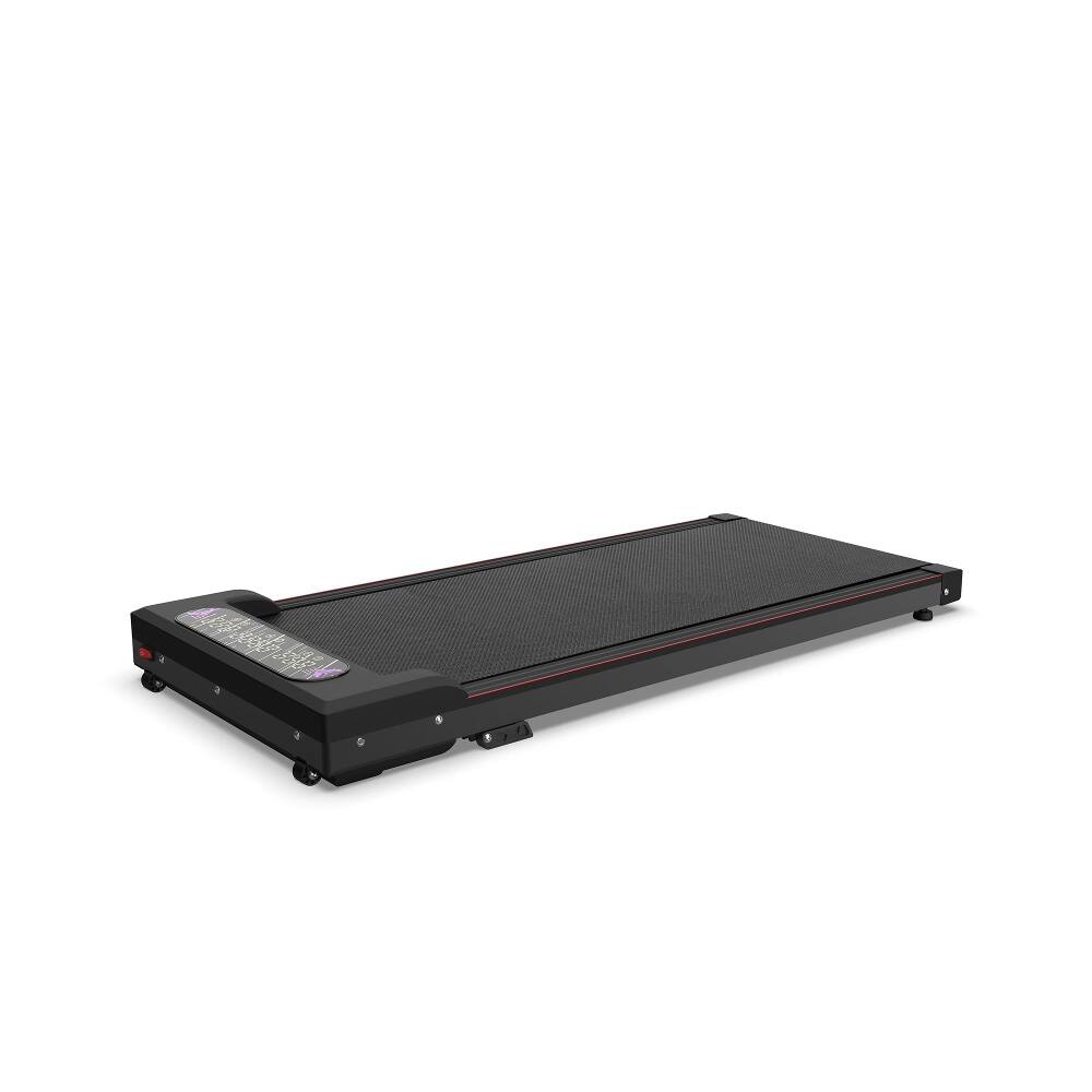 Alt View 9. Loheer - Loheer Foldable Under Desk Treadmill with Incline, Walking Pad with Handlebar and Remote for Home Office - Black.